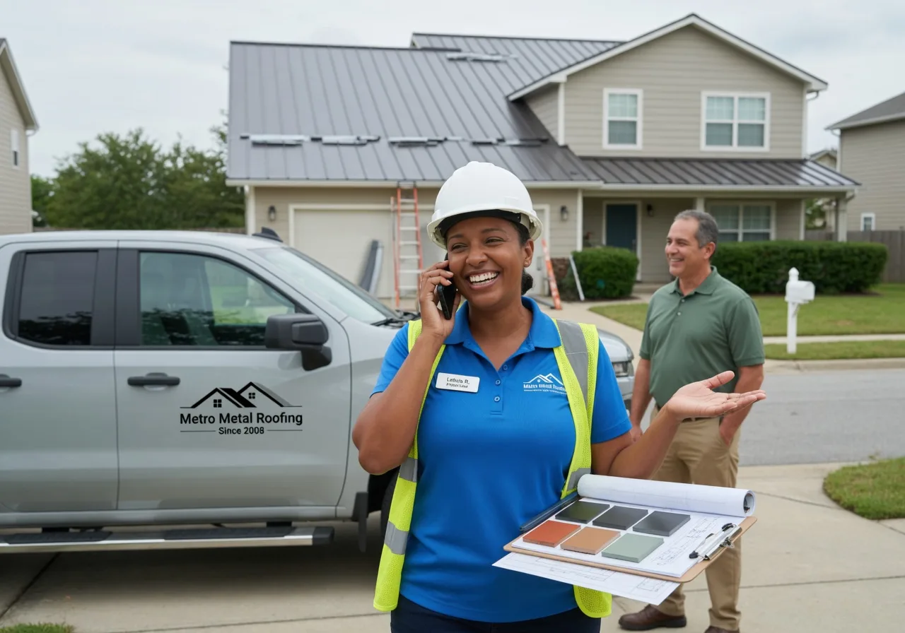 Storm Damage Metal Roof Repair in Pitsburg, OH